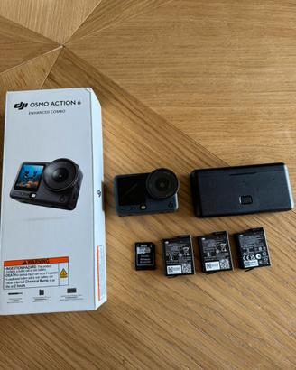Dji Osmo Action 6 Enhanced combo + accessori