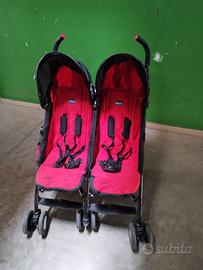 passeggino gemellare chicco echo