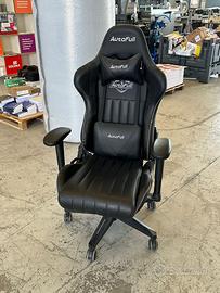 Sedia da Gamer Autofull Nera