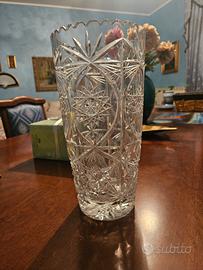 Vaso cristallo di Boemia