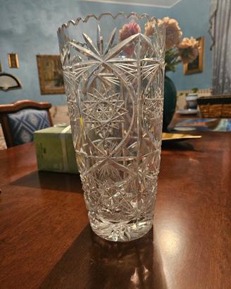 Vaso cristallo di Boemia