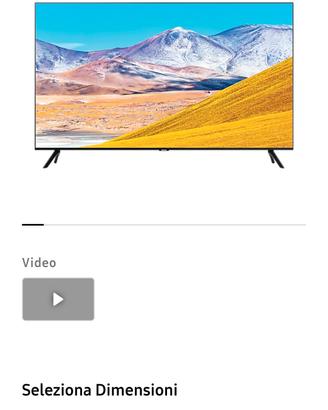 Samsung 4k 82 pollici  condizioni  perfette , full