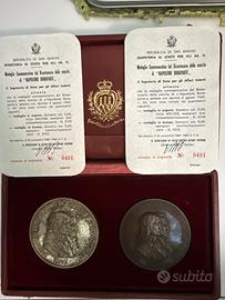 San Marino medaglia argento Napoleone Bonaparte