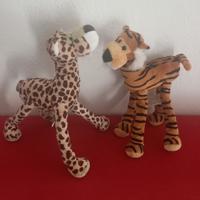 Tigre e Leopardo giochi peluche AIA 