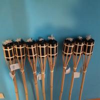 Fiaccole da Giardino in Bambù