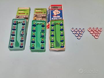 Subbuteo. 5 squadre + parti miste