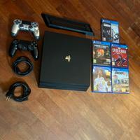 Bundle PlayStation 4 pro con giochi e controller