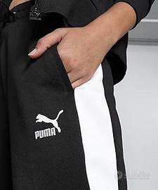 Pantaloni sportivi neri Puma con dettagli bianchi