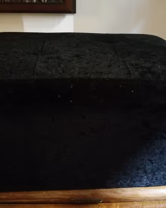 Pouff contenitore nero