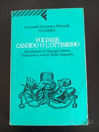 libro Candido o l'ottimismo di Voltaire