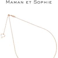 Girocollo monstera in argento 925 e oro rosa