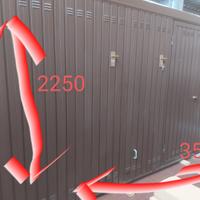 basculante motorizzata con portina pedonale 