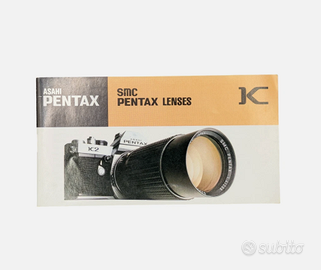 Asahi Pentax SMC Pentax Lens Manuale Istruzioni