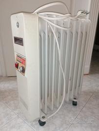 Radiatore elettrico, olio, ventilato