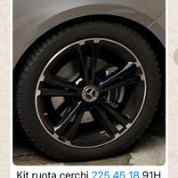 Kit cerchi e gomme invernali Mercedes classe A