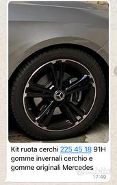 Kit cerchi e gomme invernali Mercedes classe A