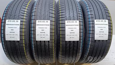 4 GOMME 215 65 16 BRIDGESTONE 2023 100% RIF3633
