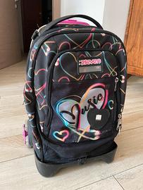 Zaino Trolley Seven Ragazza Cuori-Buone Condizioni