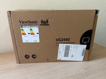 Monitor ViewSonic 24" nella sua confezione origina