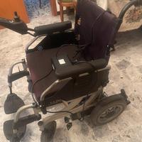 Carrozzina elettrica luxor disabili motorizzata