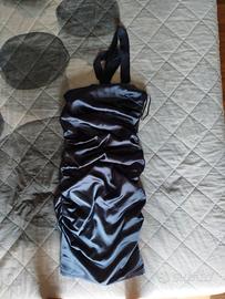Vestito da  cerimonia per donna Zara blu metallo