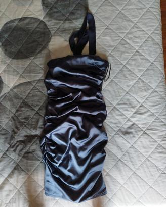 Vestito da  cerimonia per donna Zara blu metallo