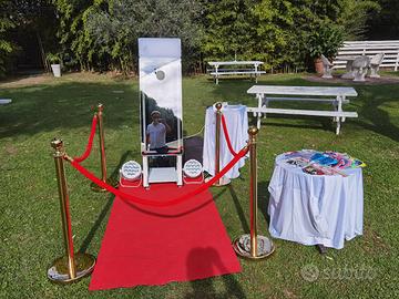 photobooth mirror specchio magico con stampa 