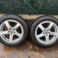 CERCHI IN LEGA 16 VOLVO GOMME 205/60/16 INVERNALI
