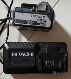 Hikoki set batteria e caricabatterie 