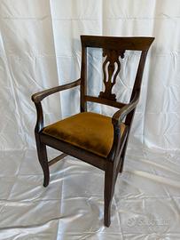 Sedia stile inglese '800