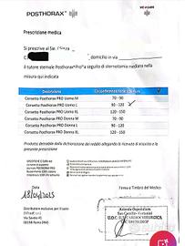 Corsetto sternale Posthorax PRO 