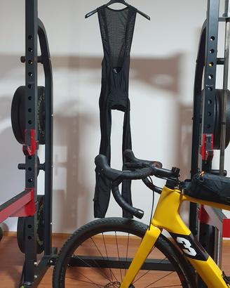 pantaloni salopette ciclismo 