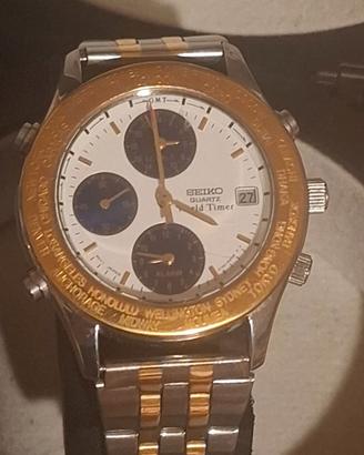 Seiko gmt world timer quartz