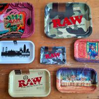 Lotto 7 Vassoi RAW Rolling Tray – NUOVI