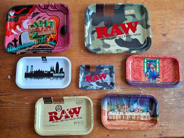 Lotto 7 Vassoi RAW Rolling Tray – NUOVI