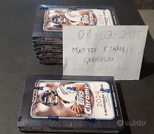 2024 TOPPS Chrome Football NFL seald box