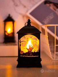 Lanterna horror halloween con zombie