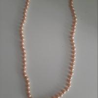  Collana da donna in perle rosa e pesca 