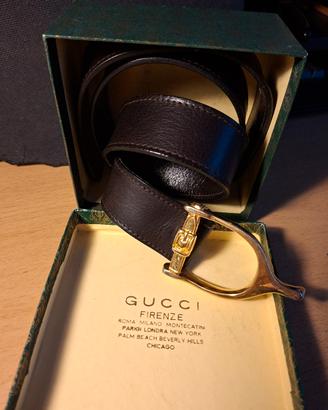 Cintura vintage Gucci Horsebit