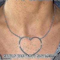 COLLANA CUORE IN ORO ROSA 18kt