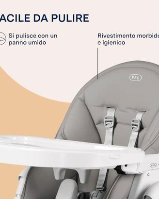 seggiolone prima pappa peg
