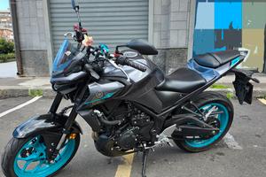 Yamaha mt-03 2024 midnight cyan