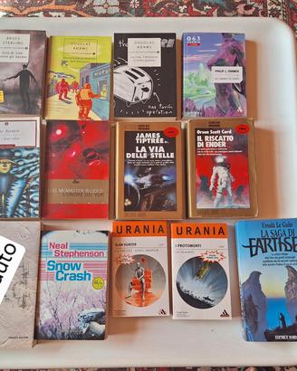 Lotto 12 libri Fantascienza Vintage e Urania