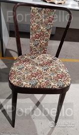 Codice: 256794 SET 4 SEDIE IN LEGNO MOGANO CON SE