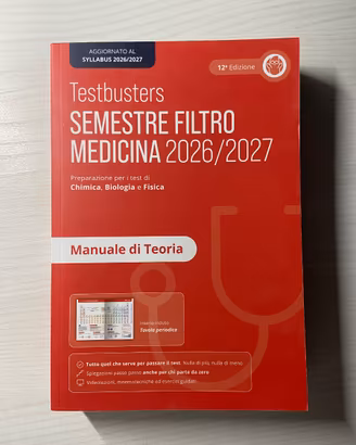 Manuali Testbusters Semestre Filtro Medicina 26/27