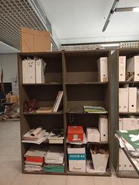 n.3 librerie da 158x115,5x36 MDF nero grezzo