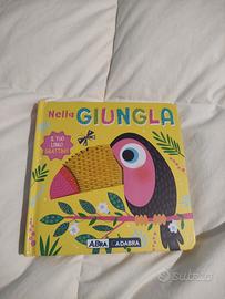 libro tattile bambini "Nella Giungla"
