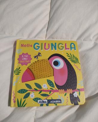 libro tattile bambini "Nella Giungla"