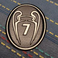 Toppa / Patch numero 7 grigio per maglia Milan