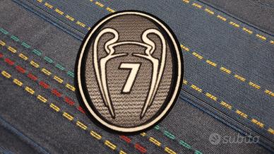 Toppa / Patch numero 7 grigio per maglia Milan